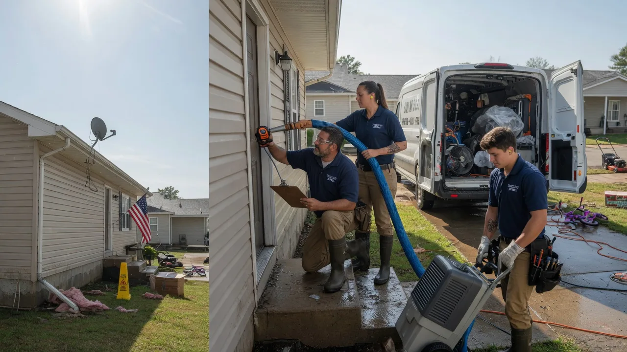 Ceiling Water Damage Restoration in Bally, PA near me